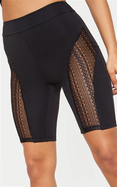 chanel lace cycling shorts